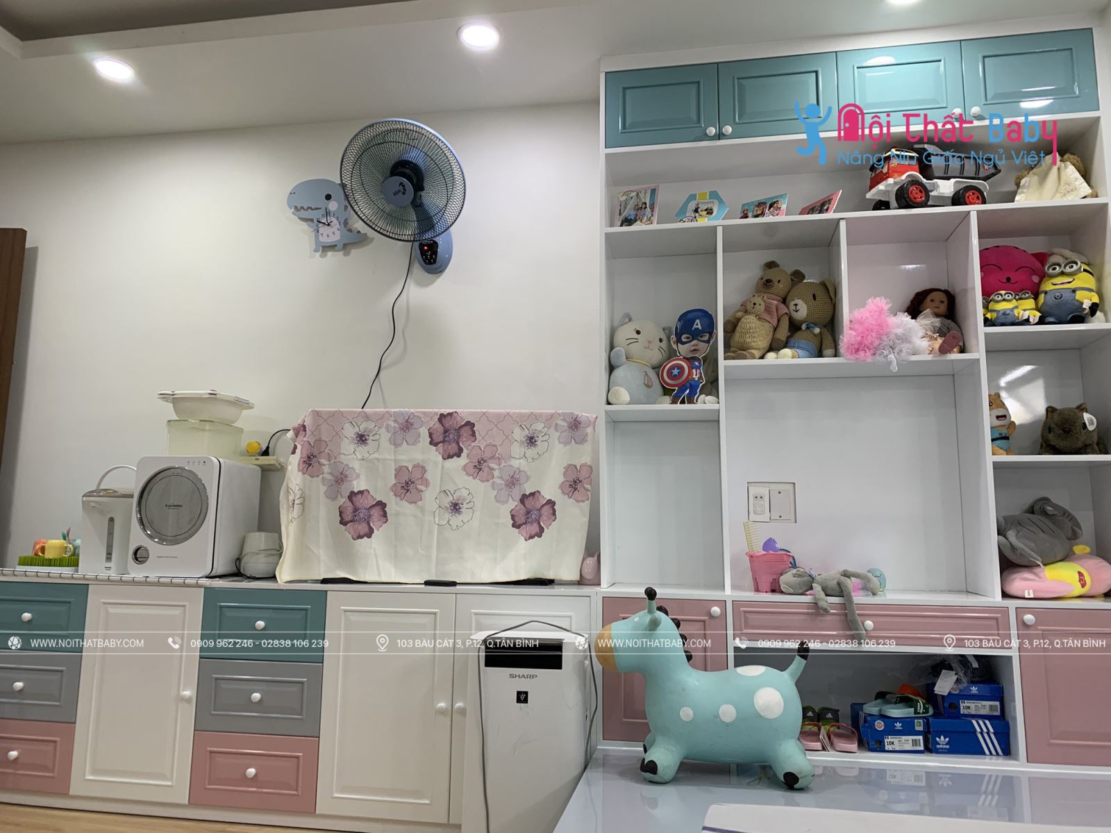 Công trình thực tế phòng ngủ baby nhà chị Thảo - Phú Nhuận